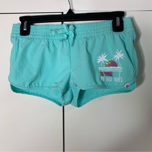 Girl’s Billabong No Bad Vibes Graphic Surf Board Shorts